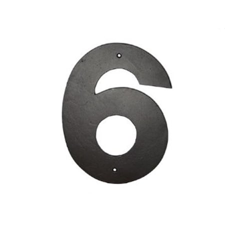8 In Helvetica Modern Font Individual House Number 6
